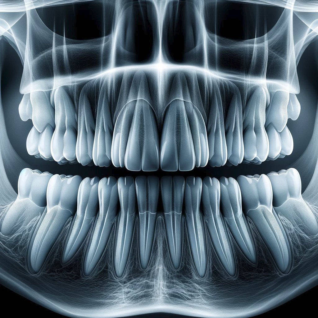 X Ray of teeth